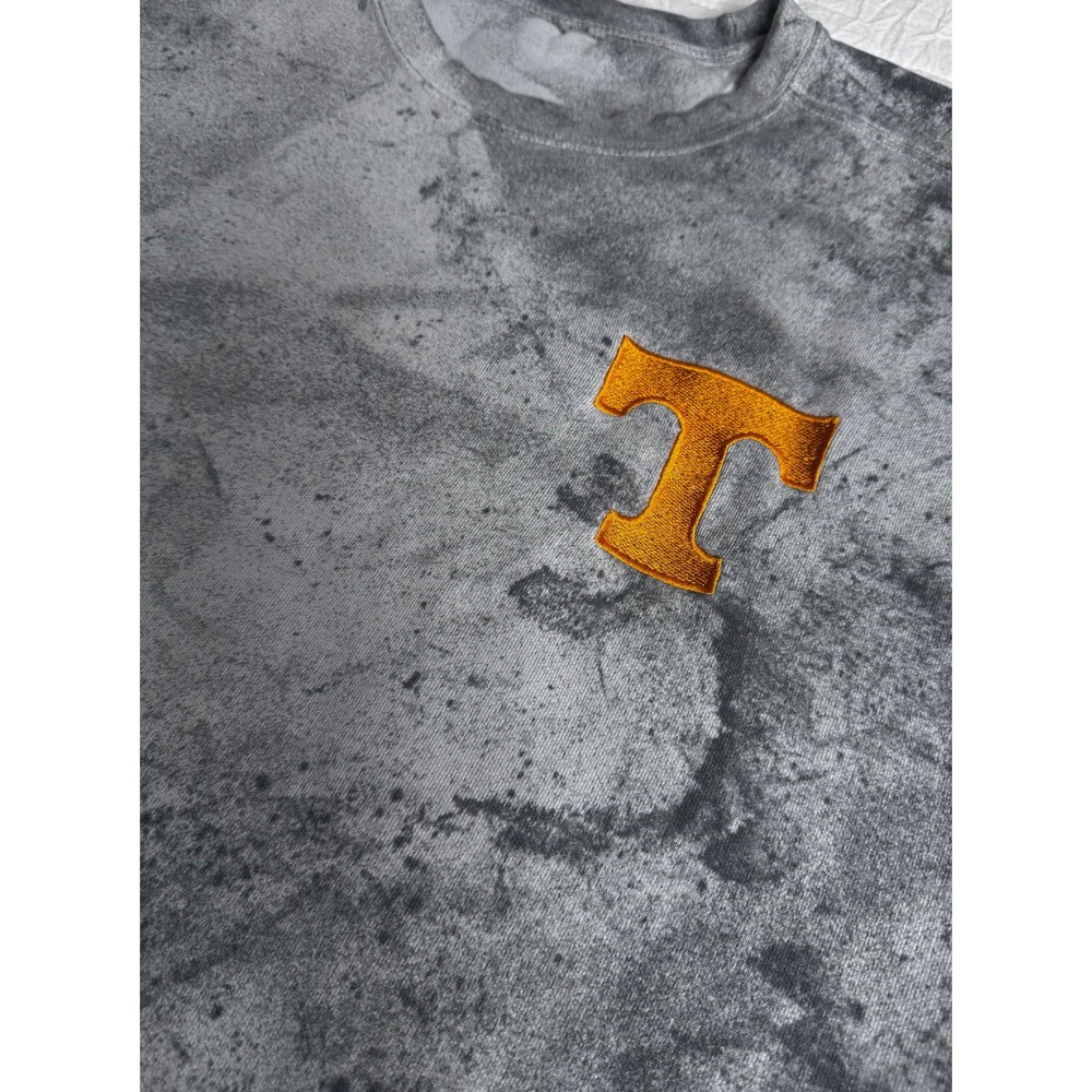 NCAA Tennessee Volunteers Grey Mineral Wash Crewneck Sweatshirt XL UTK Vols